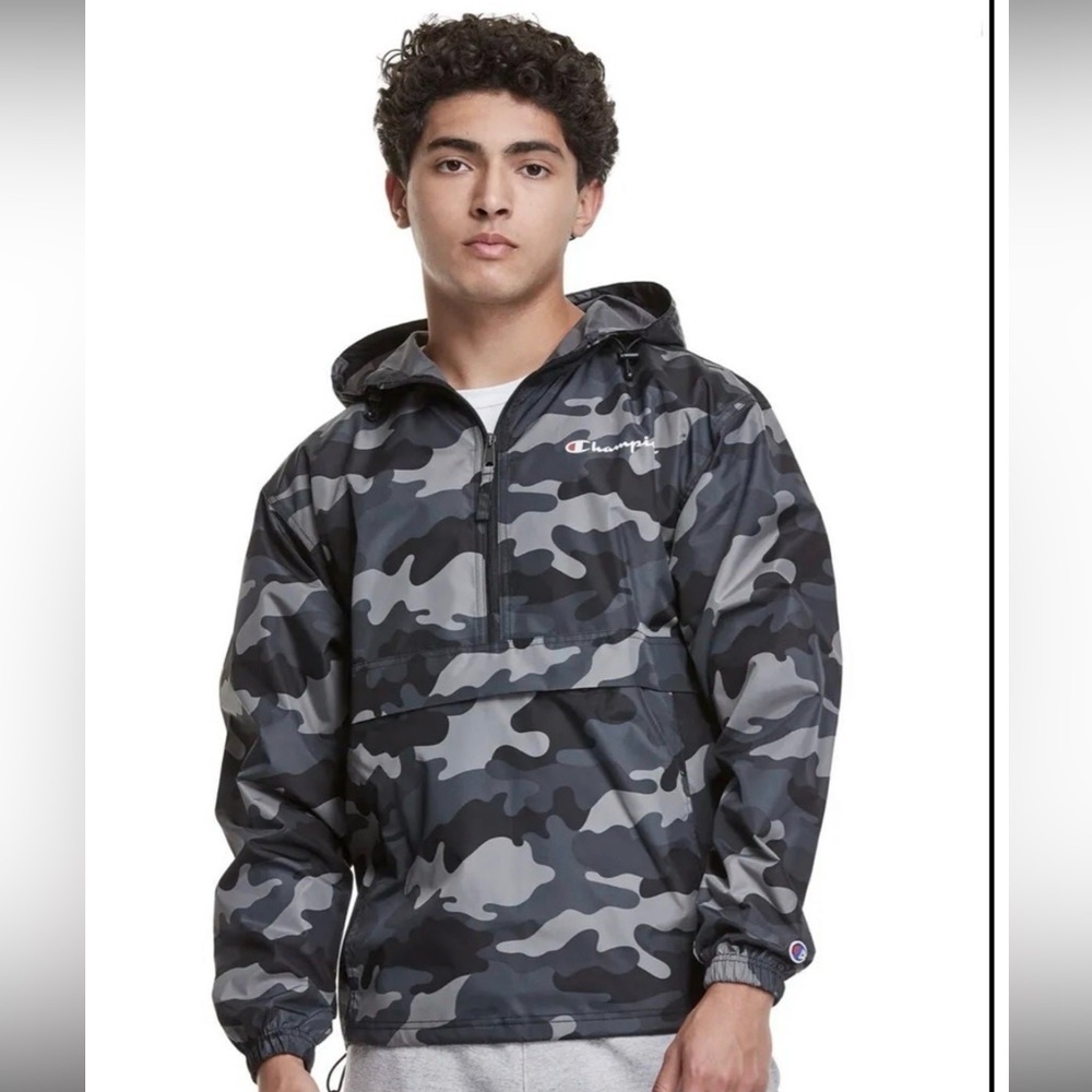 Champion Men's Camo Windbreaker Jacket